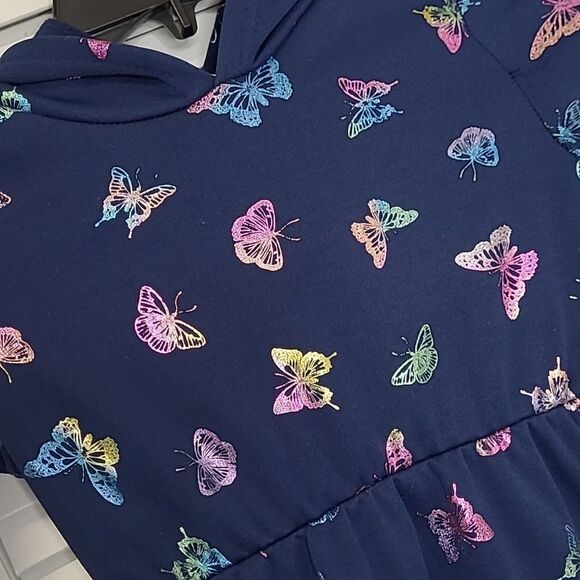 Emma & Elsa sz 10 hooded sweatshirt dress - Picture 2 of 10